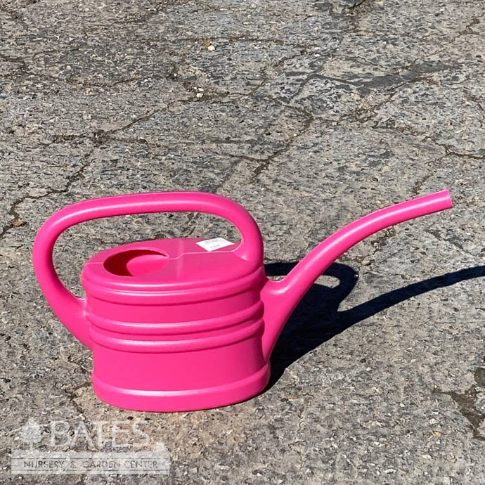 1 Pt Mini Watering Can Plastic Pink 3 1 Pt Mini Watering Can Plastic Pink