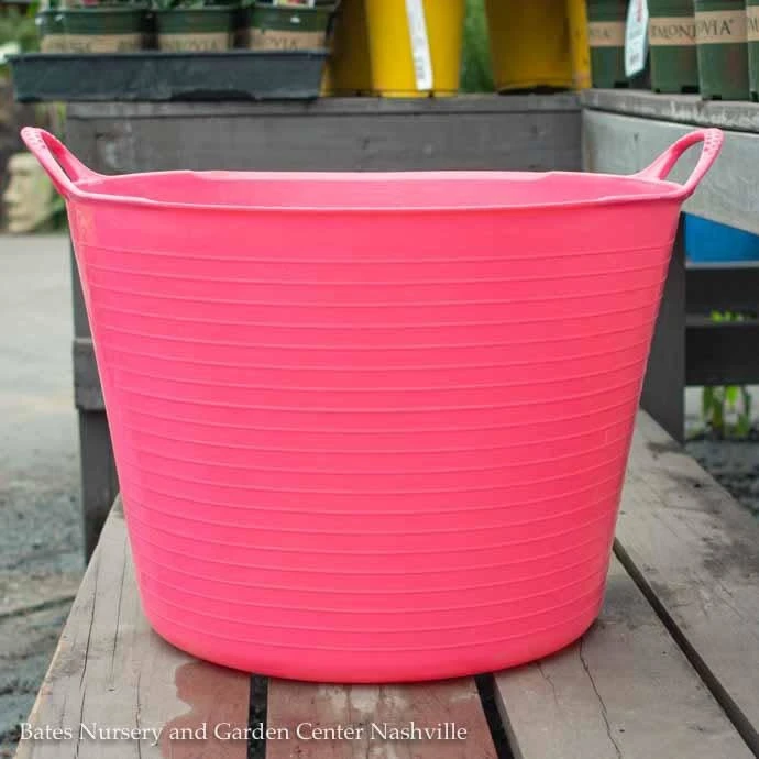 10.5Gal/38L Tubtrug Flexible Large Bucket - Pink 3 10.5Gal/38L Tubtrug Flexible Large Bucket - Pink