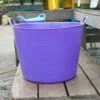 10.5Gal/38L Tubtrug Flexible Large Bucket - Purple 1 10.5Gal/38L Tubtrug Flexible Large Bucket - Purple -ANZ Trees Shop 105gal 38l tubtrug flexible large bucket purple
