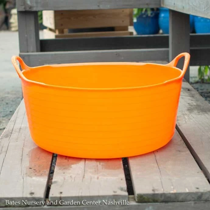 3.9Gal/15L Tubtrug Flexible Small Shallow Bucket - Orange 3 3.9Gal/15L Tubtrug Flexible Small Shallow Bucket - Orange