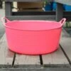 3.9Gal/15L Tubtrug Flexible Small Shallow Bucket - Pink 2 3.9Gal/15L Tubtrug Flexible Small Shallow Bucket - Pink -ANZ Trees Shop 39gal 15l tubtrug flexible small shallow bucket pi