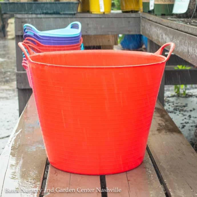 6.5Gal/26L Tubtrug Flexible Medium Bucket - Red 3 6.5Gal/26L Tubtrug Flexible Medium Bucket - Red