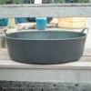 9.2Gal/35L Tubtrug Flexible Large Shallow Bucket - Black -ANZ Trees Shop 92gal 35l tubtrug flexible large shallow bucket bl