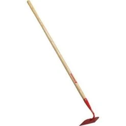 Corona Garden Hoe Red Metal & Long Wood Handle