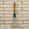 Hand Rake Green/Blk W/Wood Handle 2 Hand Rake Green/Blk W/Wood Handle -ANZ Trees Shop hand rake green blk w wood handle