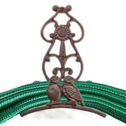 Hose Holder/Hanger Bird Antiq Brown Metal
