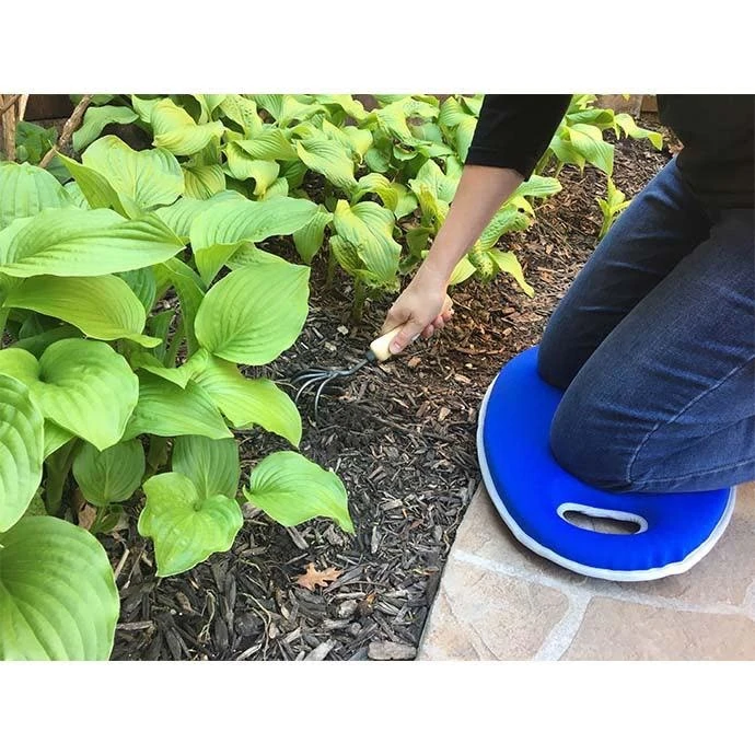 Kneeling Pad Blue Garden Memory Foam 3 Kneeling Pad Blue Garden Memory Foam