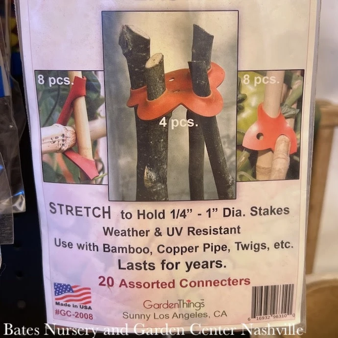 Plant Support Connectors Stretch & Hold 20/pk 3 Plant Support Connectors Stretch & Hold 20/pk