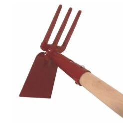 Tool Kids Double Hoe Wood Handle